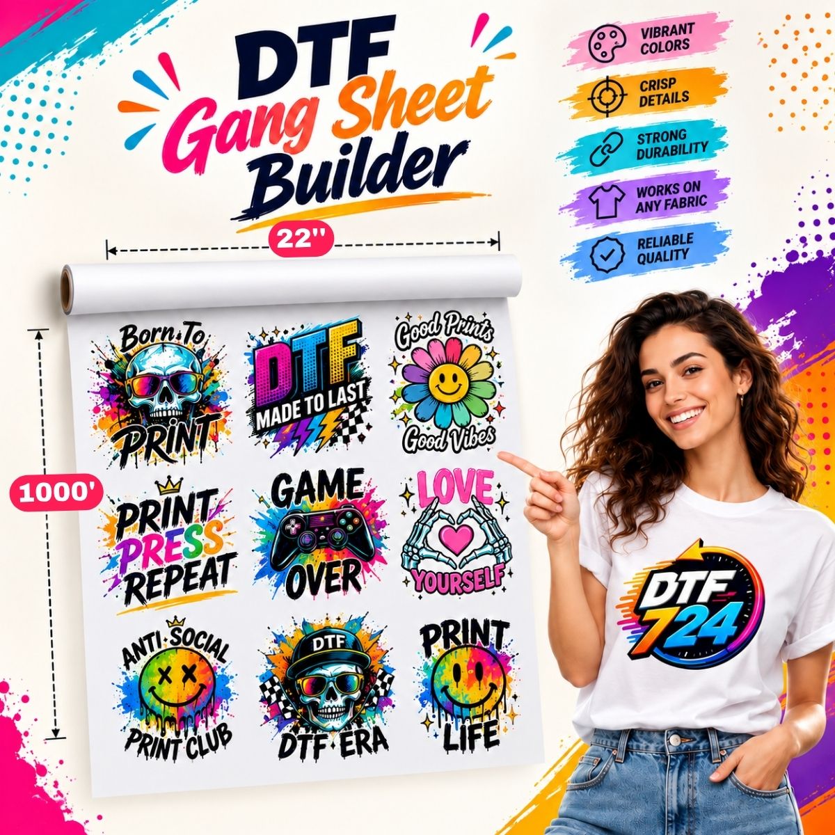 DTF Gang Sheet Builder