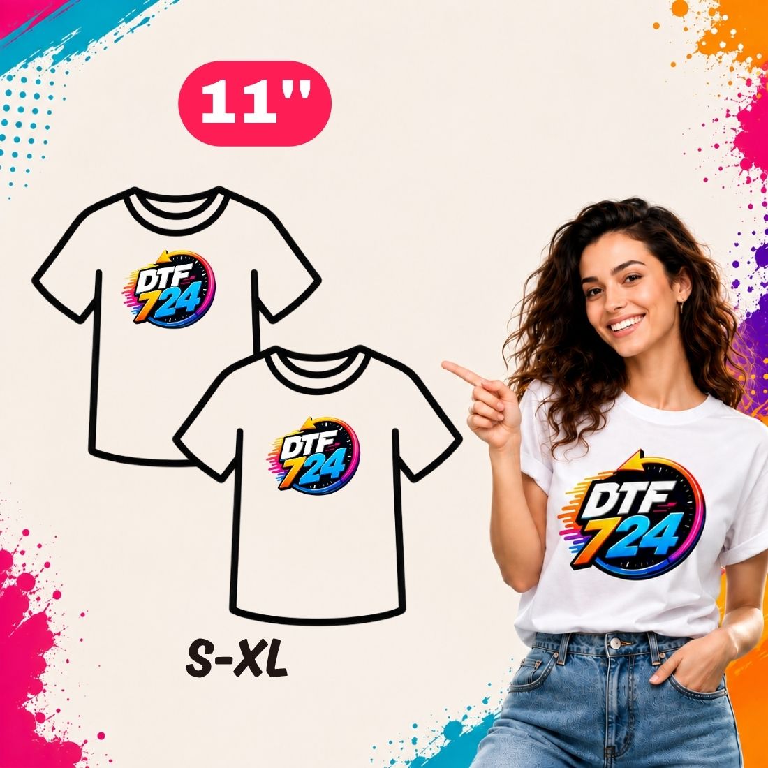 DTF Gang Sheet By Size