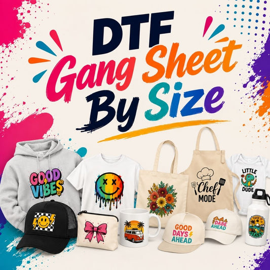 DTF Gang Sheet By Size
