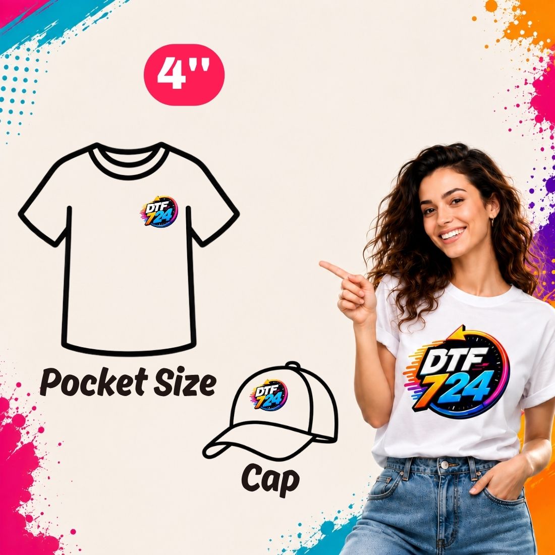 DTF Gang Sheet By Size