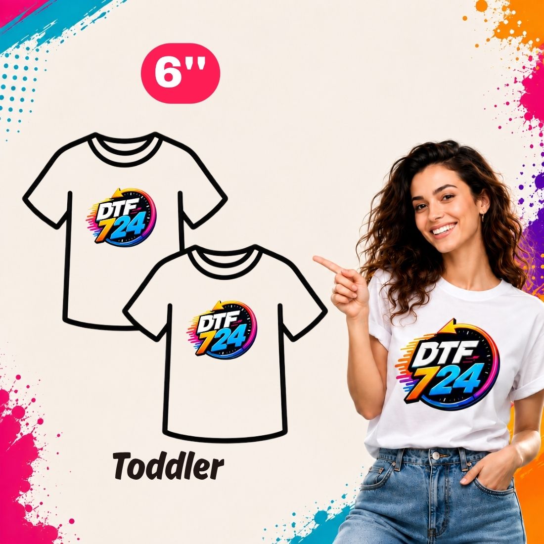 DTF Gang Sheet By Size