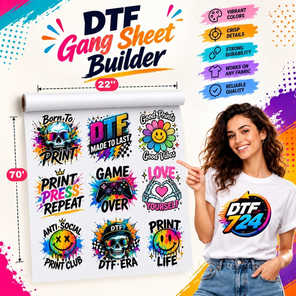 DTF Gang Sheet Builder