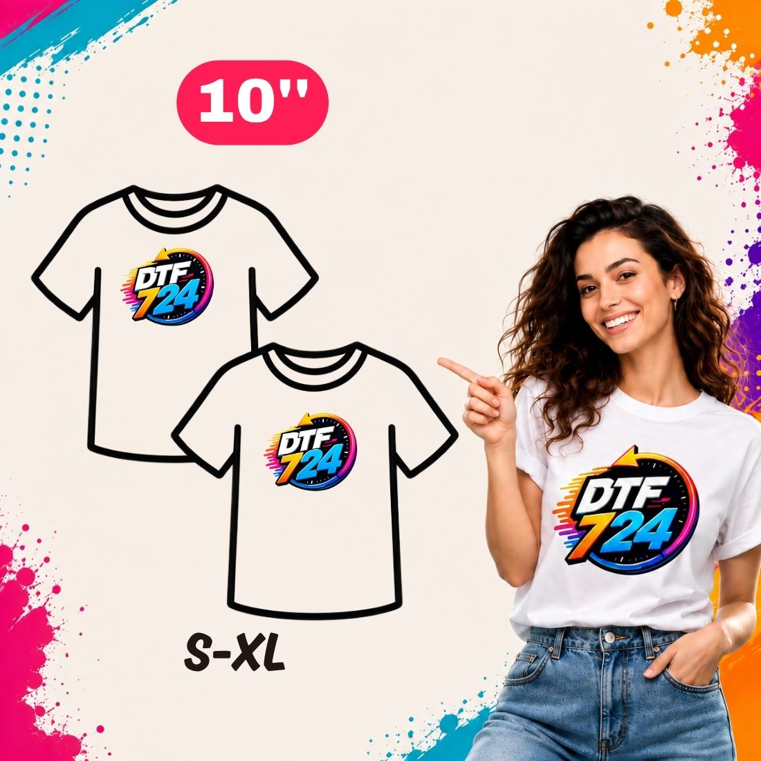 DTF Gang Sheet By Size