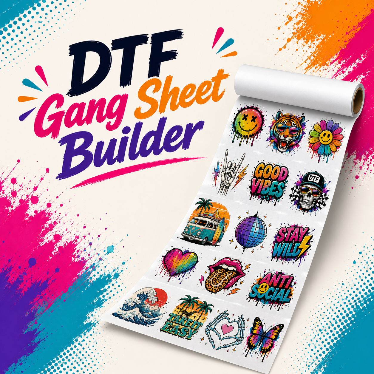 DTF Gang Sheet Builder
