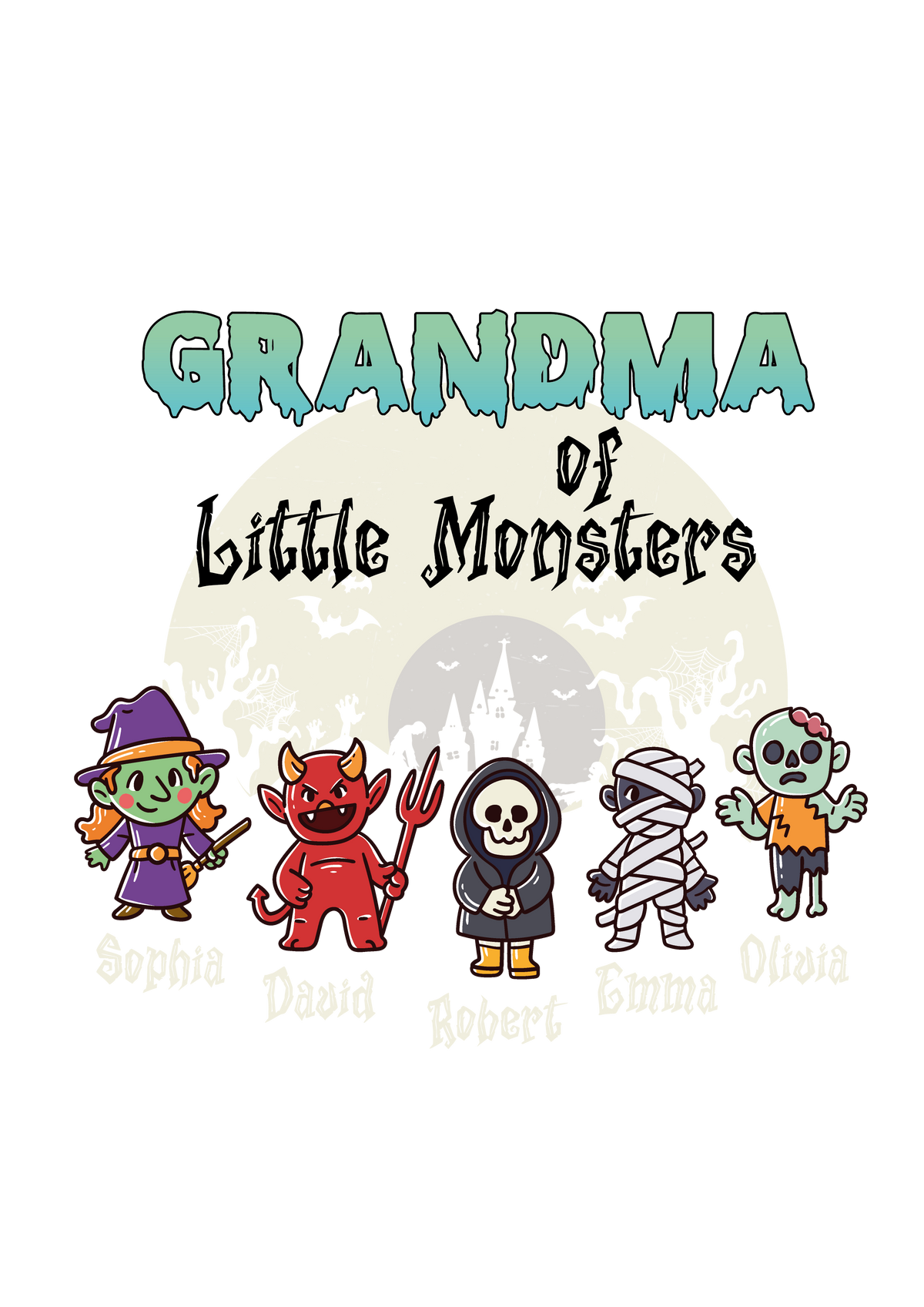 Halloween Monster Family DTF