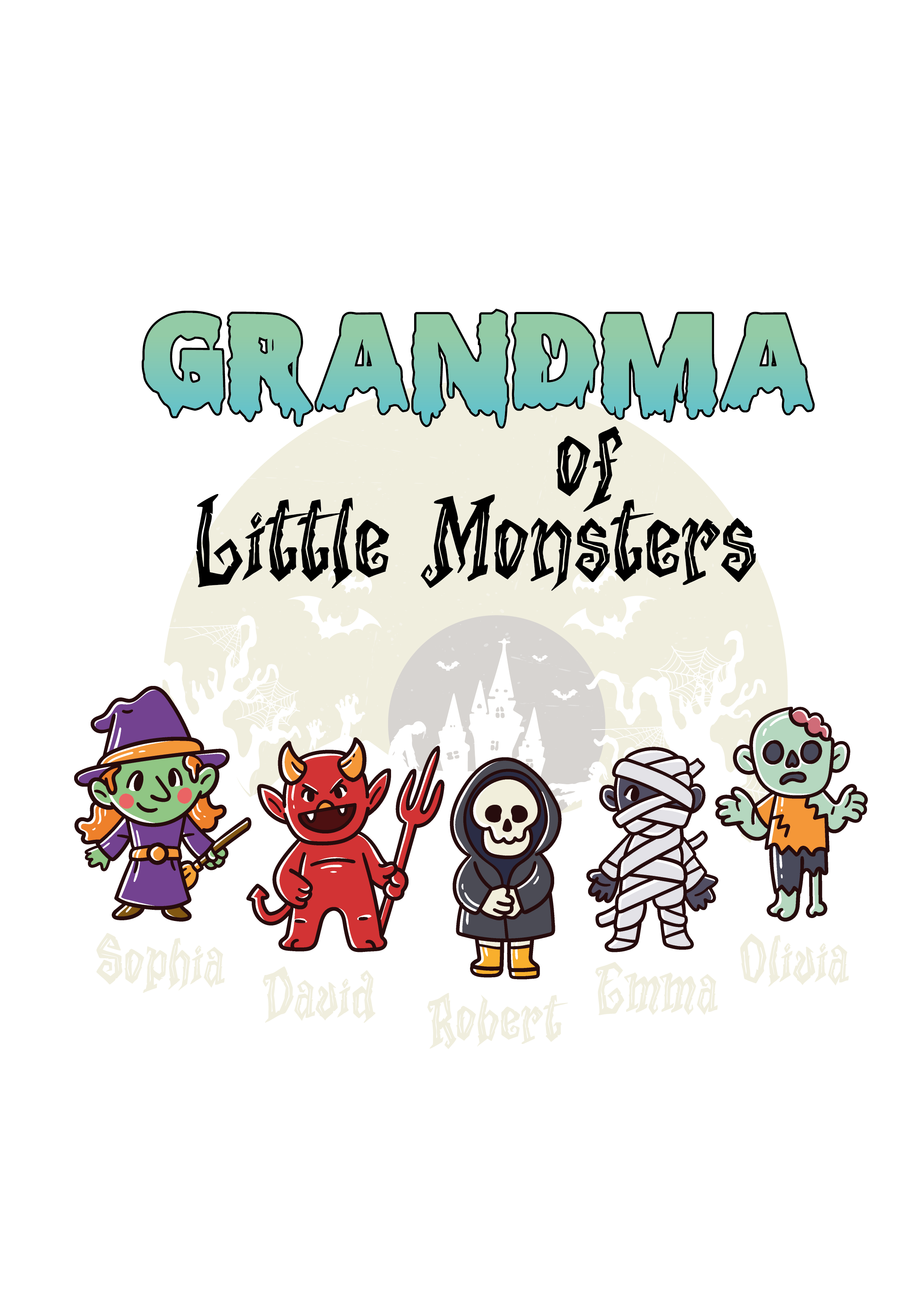 Halloween Monster Family DTF