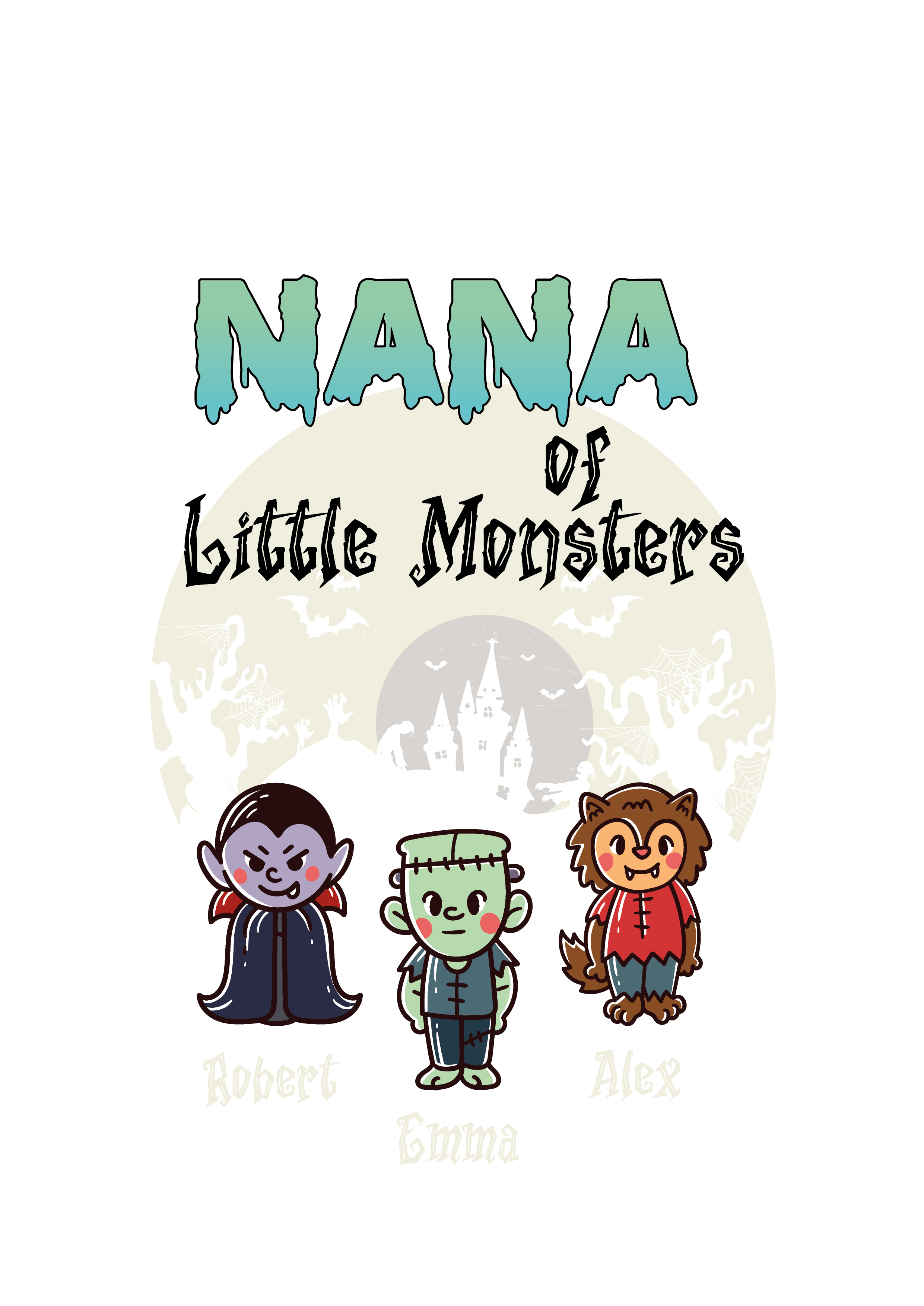 Halloween Monster Family DTF