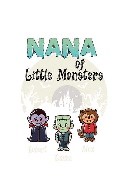 Halloween Monster Family DTF