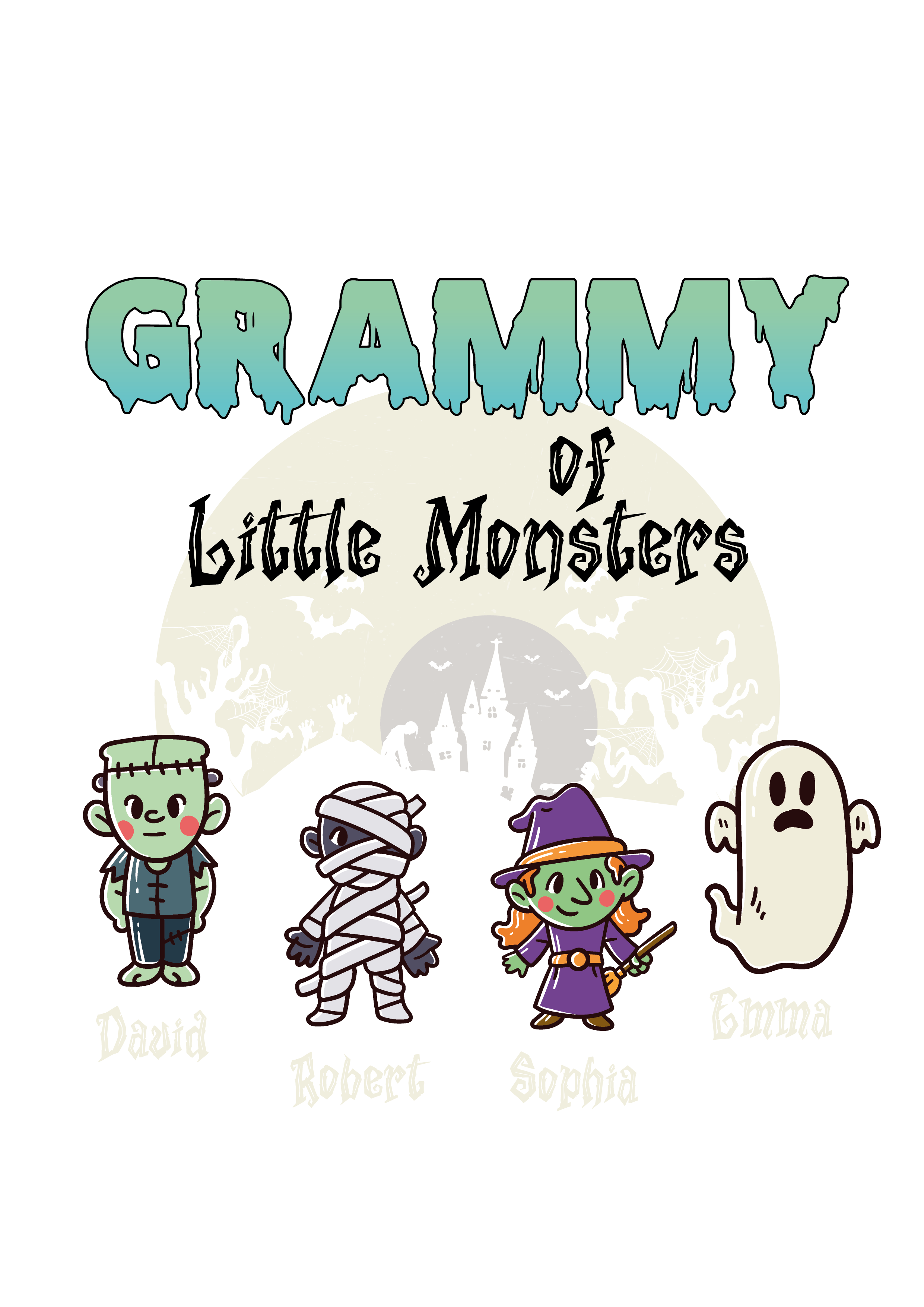 Halloween Monster Family DTF