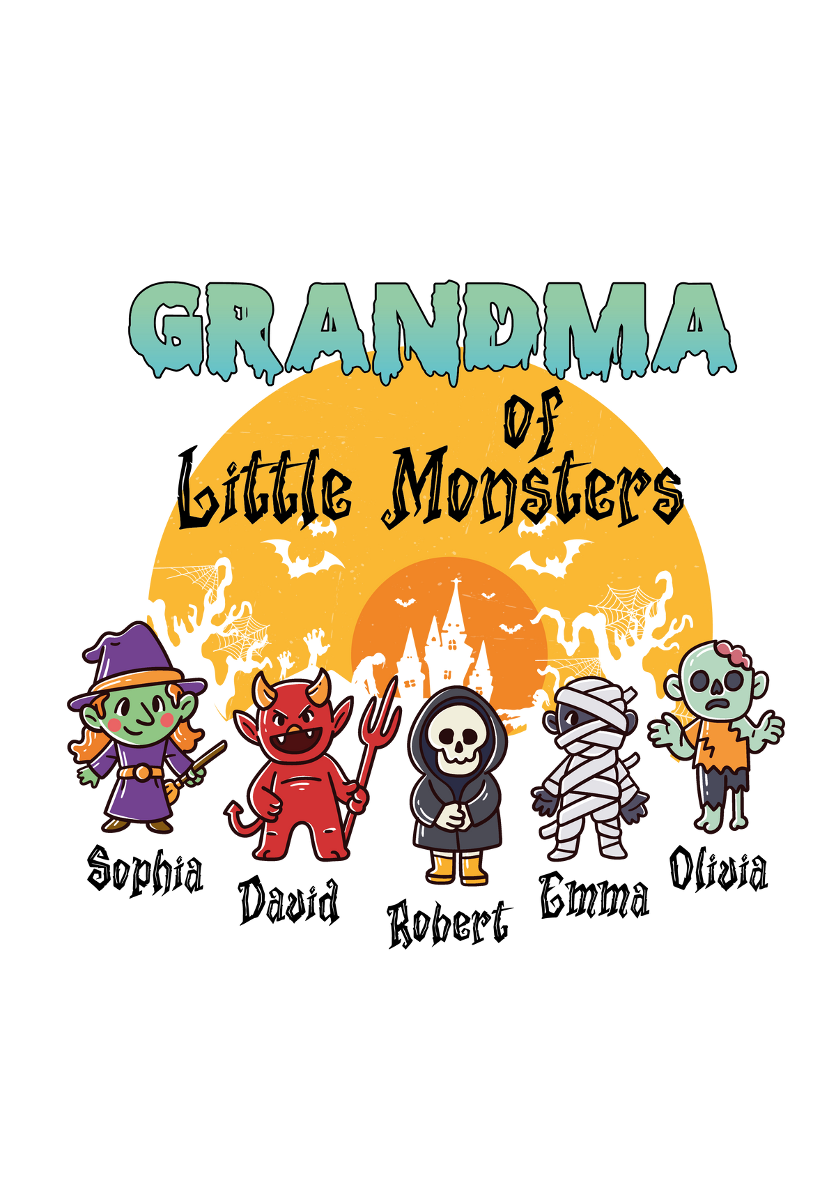Halloween Monster Family DTF