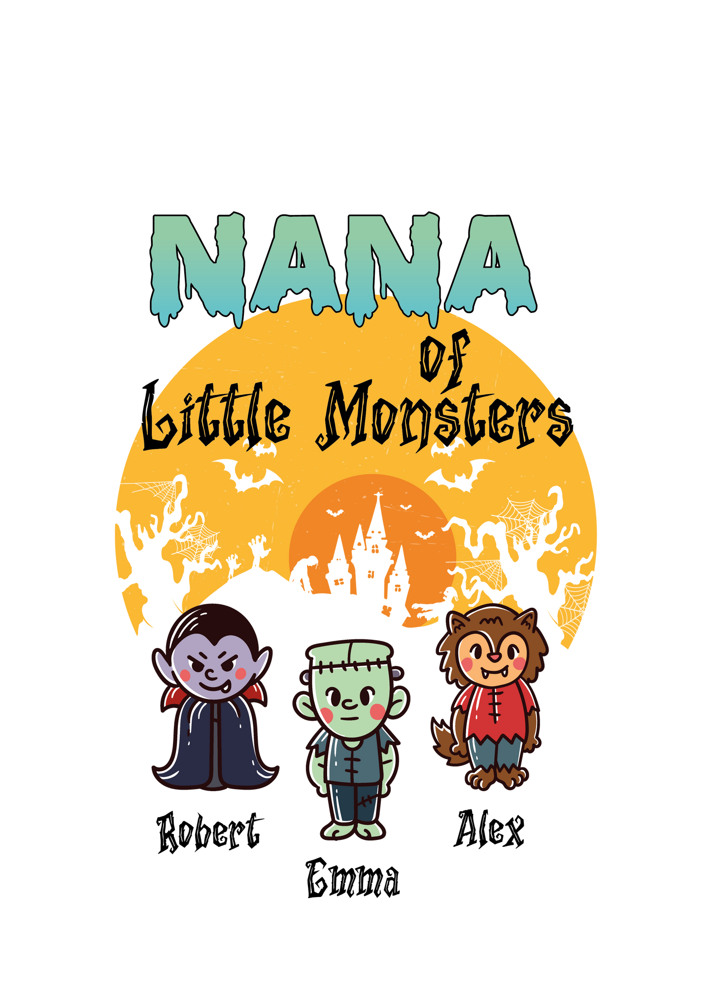 Halloween Monster Family DTF