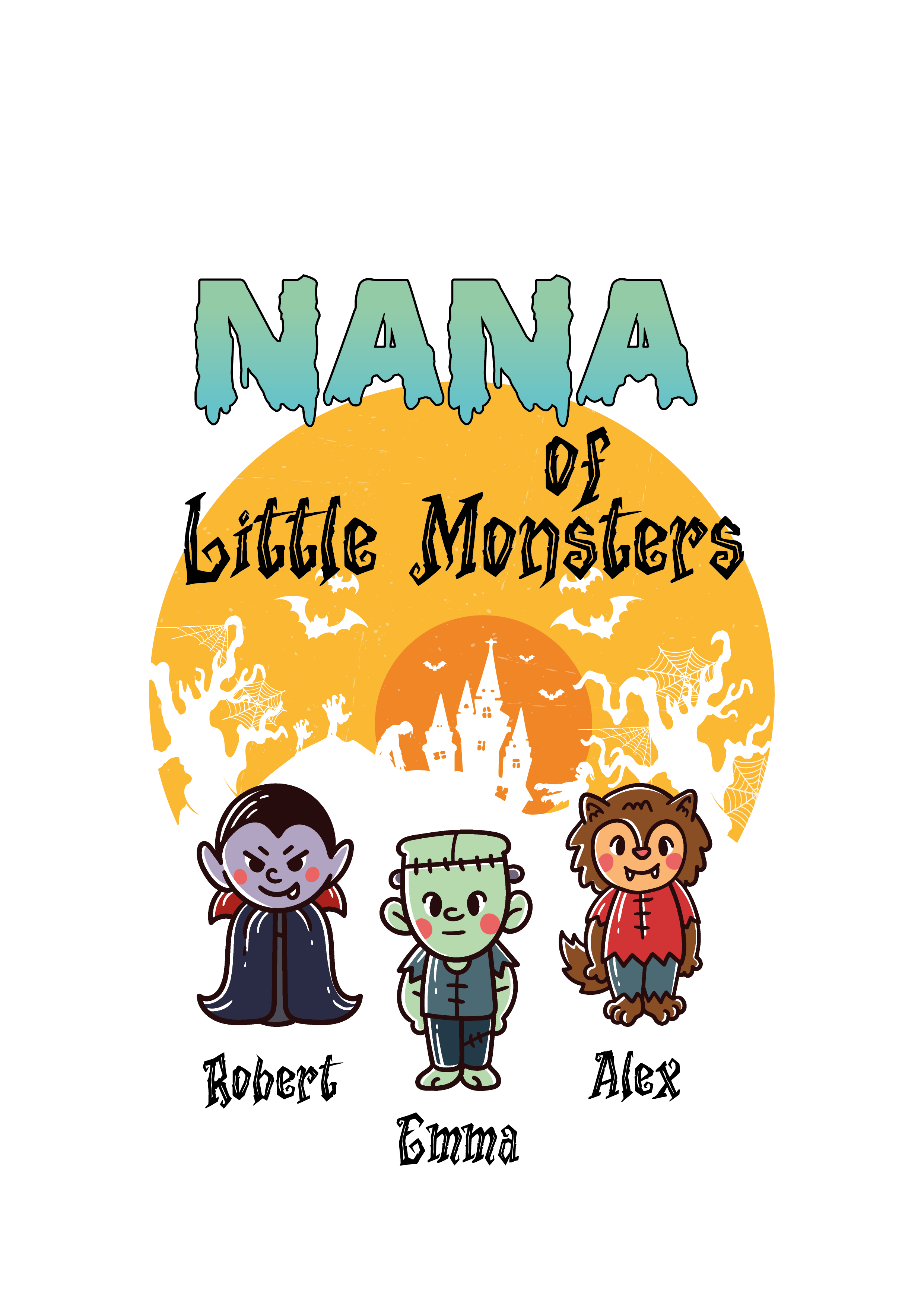 Halloween Monster Family DTF