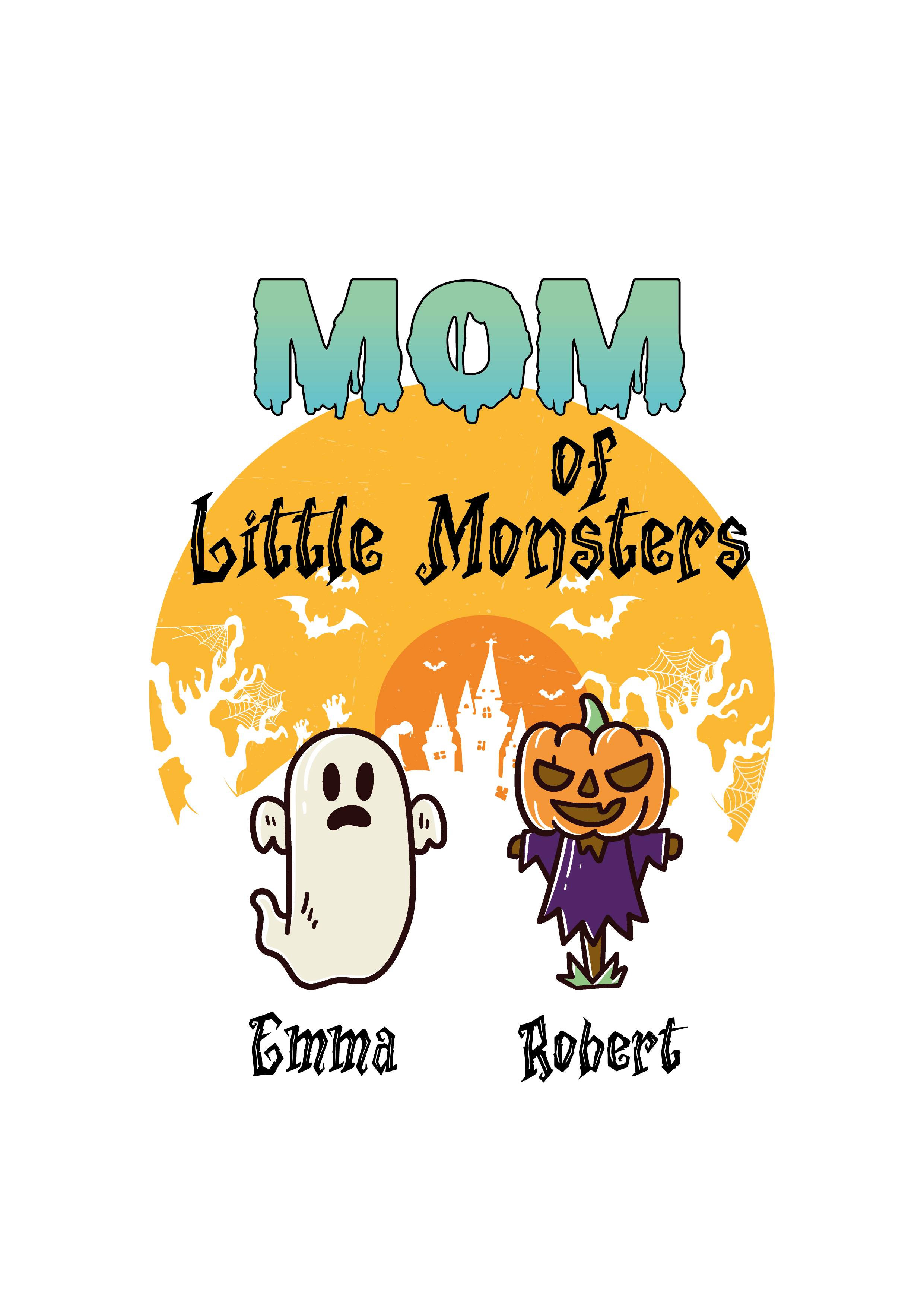 Halloween Monster Family DTF