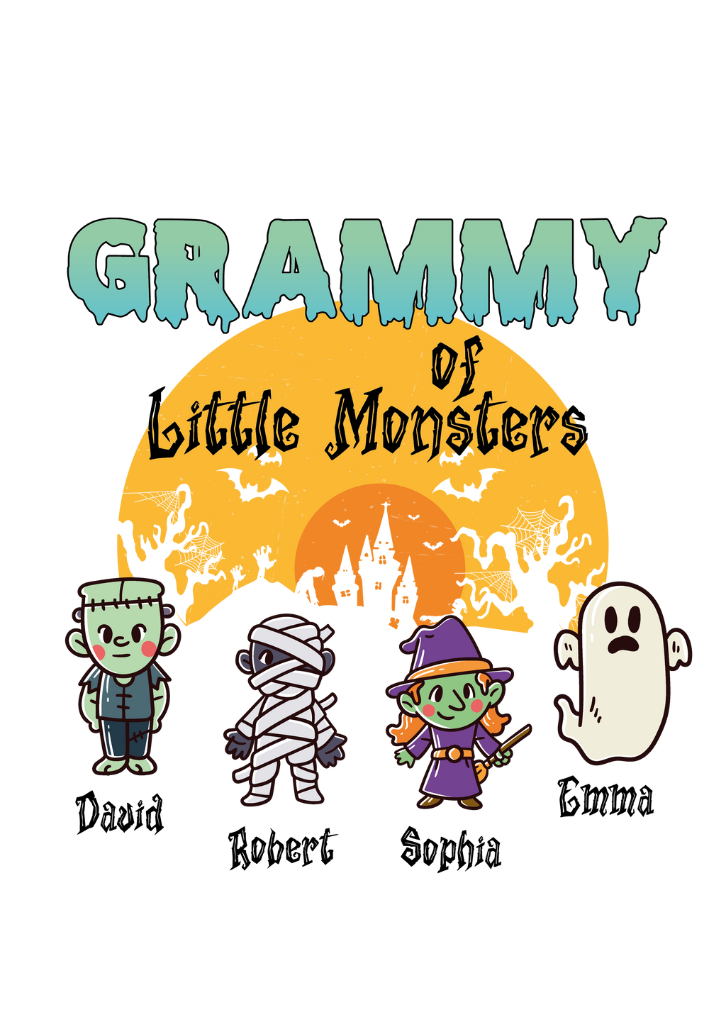 Halloween Monster Family DTF