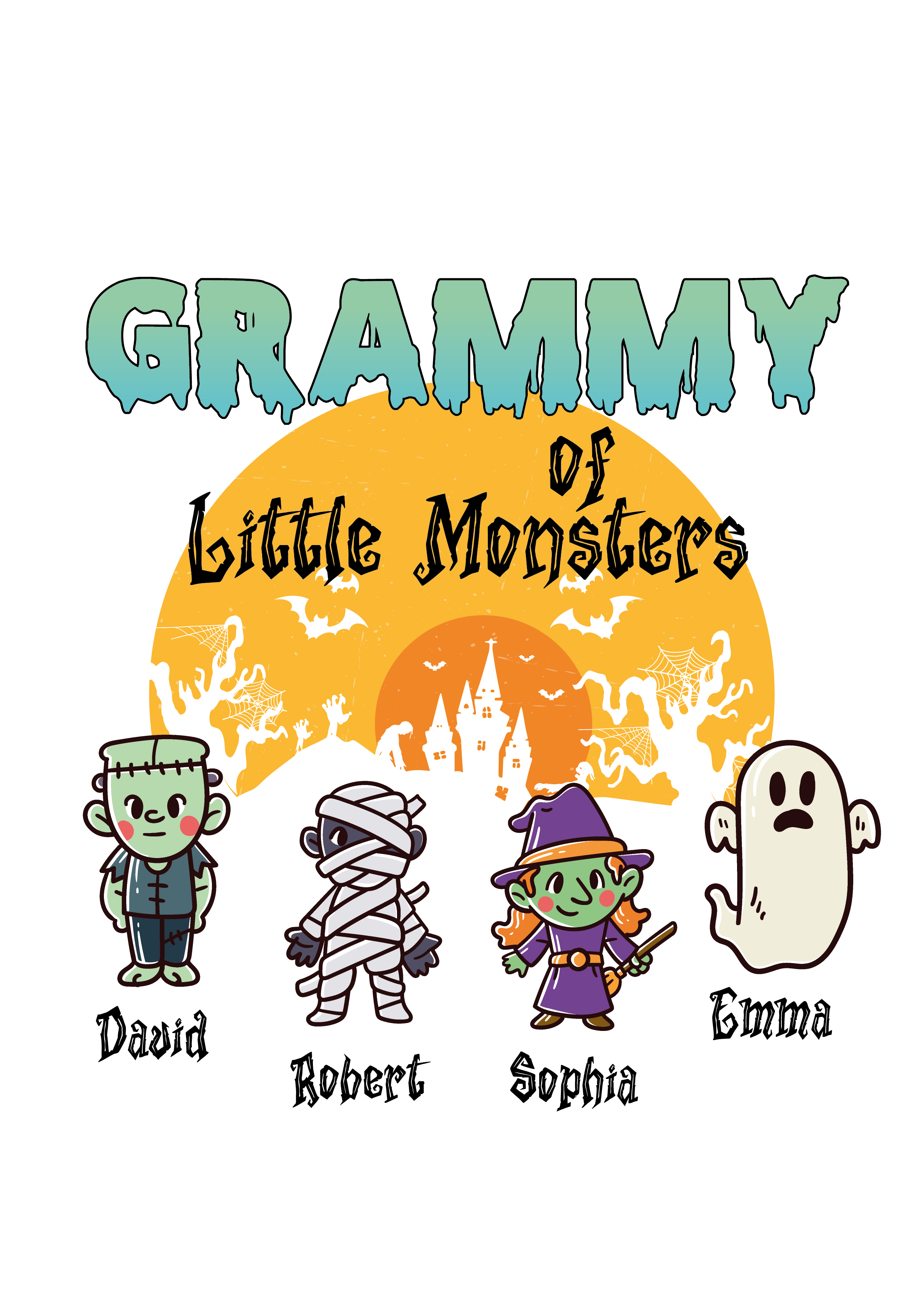 Halloween Monster Family DTF