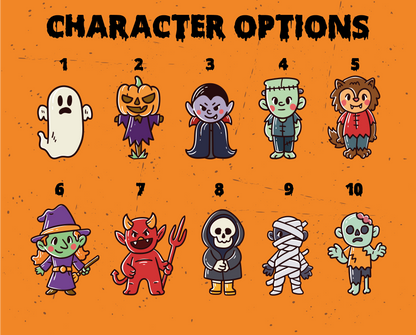 Halloween Monster Family DTF