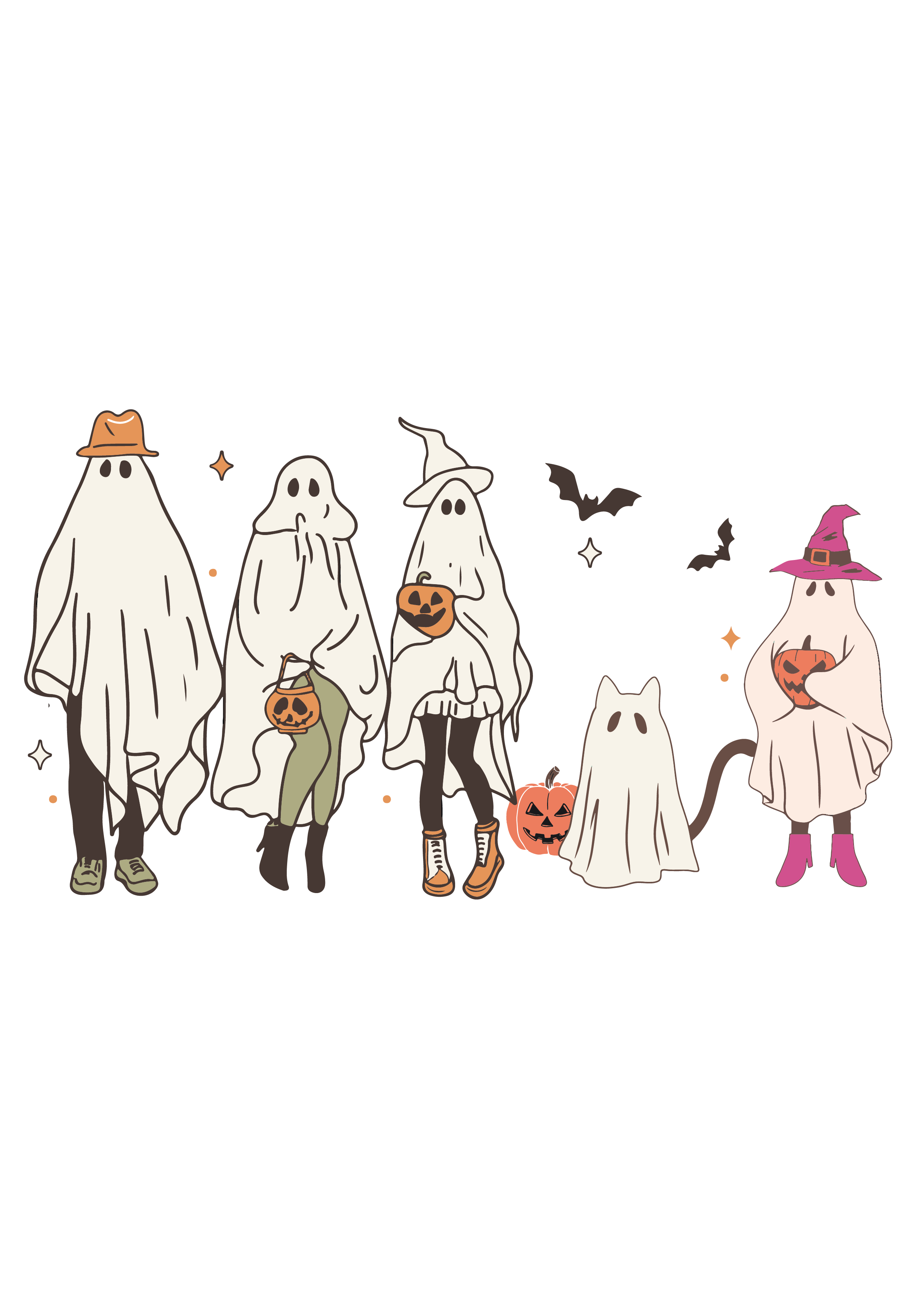 Halloween Family Ghost